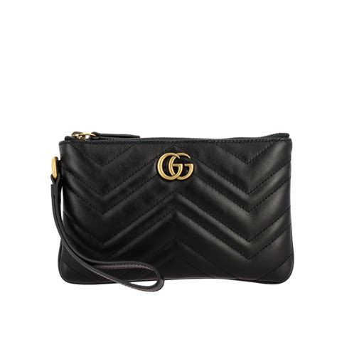 pochette nera gucci